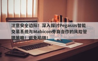 注意安全边际！深入探讨Pegasus智能交易系统与Mabicon券商合作的风险管理策略！避免陷阱！