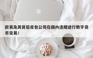 欧易及其背后皮包公司在国内违规进行数字货币交易！