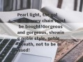 Pearl light, the golden money chain must be bought!Gorgeous and gorgeous, showing noble style, noble breath, not to be missed!