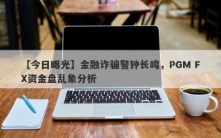 【今日曝光】金融诈骗警钟长鸣，PGM FX资金盘乱象分析