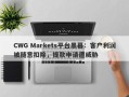 CWG Markets平台黑幕：客户利润被随意扣除，提款申请遭威胁