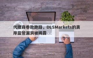 代理商卷款跑路，DLSMarkets的离岸监管漏洞被揭露