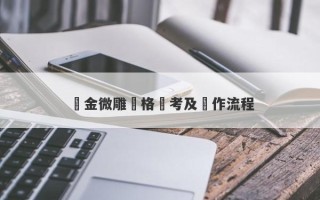 黃金微雕價格參考及製作流程