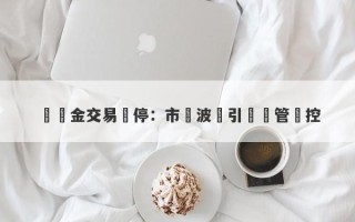 紙黃金交易暫停：市場波動引發監管嚴控