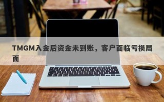 TMGM入金后资金未到账，客户面临亏损局面