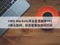 CWG Markets平台恶意删除7070美元盈利，投资者集体维权行动