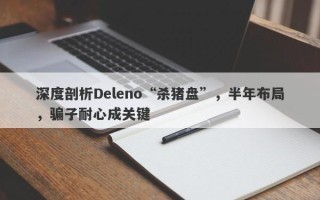 深度剖析Deleno“杀猪盘”，半年布局，骗子耐心成关键