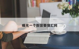 曝光一个假冒要懂汇网