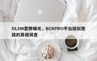 DLSM套牌曝光，BCRPRO平台疑似跑路的真相调查