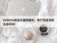 EXNESS资金大漏洞曝光，账户资金消失无迹可寻！