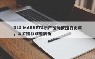 DLS MARKETS账户密码被擅自更改，资金提取难题解析