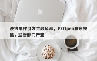 洗钱事件引发金融风暴，FXOpen股东被抓，监管部门严查