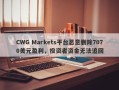 CWG Markets平台恶意删除7070美元盈利，投资者资金无法追回