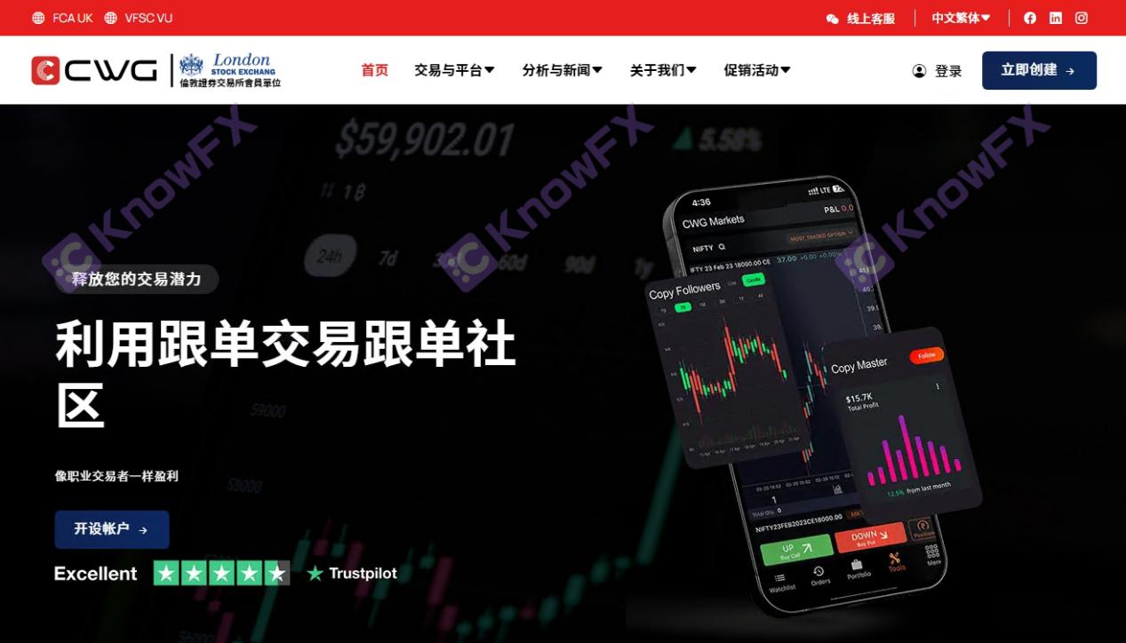 The CWGMARKETS trap is heavy, and the funds frozen under the "joint responsibility" of the veteran broker are frozen and carefully layout of the "scam"!Intersection-第1张图片-要懂汇