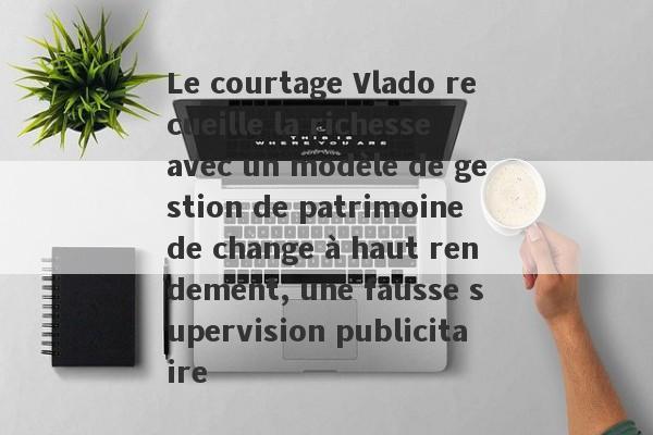 Le courtage Vlado recueille la richesse avec un modèle de gestion de patrimoine de change à haut rendement, une fausse supervision publicitaire-第1张图片-要懂汇