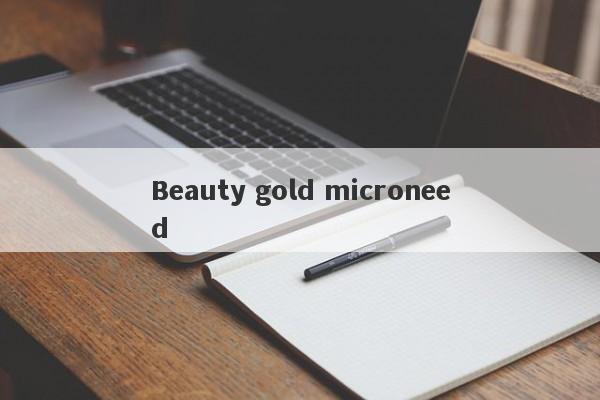 Beauty gold microneed-第1张图片-要懂汇