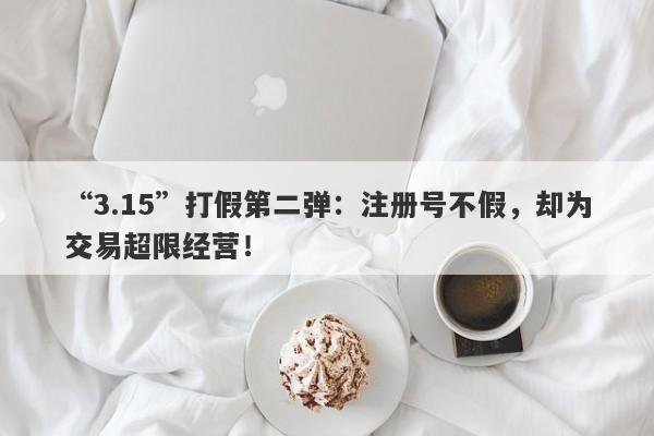 “3.15”打假第二弹：注册号不假，却为交易超限经营！-第1张图片-要懂汇