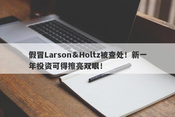 假冒Larson＆Holtz被查处！新一年投资可得擦亮双眼！-第1张图片-要懂汇