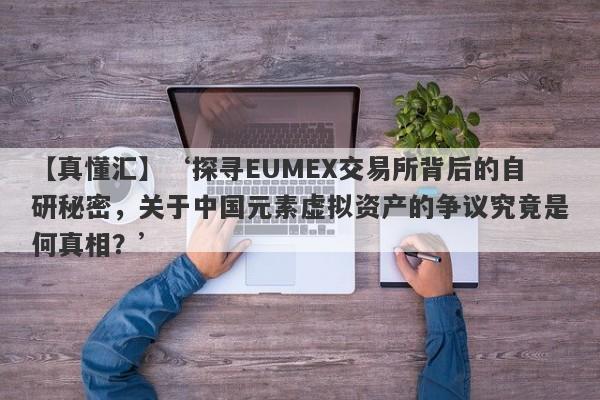 【真懂汇】‘探寻EUMEX交易所背后的自研秘密，关于中国元素虚拟资产的争议究竟是何真相？’-第1张图片-要懂汇