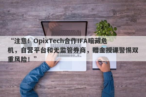 “注意！OpixTech合作IFA暗藏危机，自营平台和无监管券商，赠金授课警惕双重风险！”-第1张图片-要懂汇