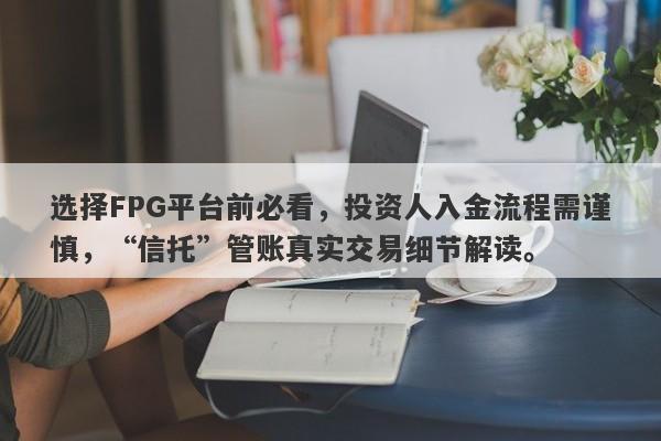 选择FPG平台前必看，投资人入金流程需谨慎，“信托”管账真实交易细节解读。-第1张图片-要懂汇