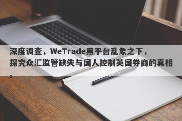 深度调查，WeTrade黑平台乱象之下，探究众汇监管缺失与国人控制英国券商的真相。-第1张图片-要懂汇