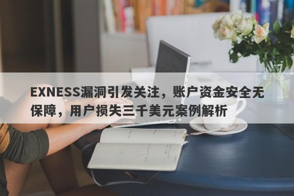 EXNESS漏洞引发关注，账户资金安全无保障，用户损失三千美元案例解析-第1张图片-要懂汇