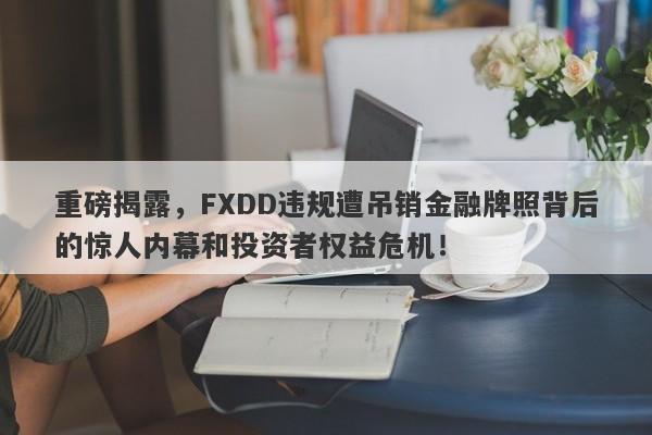 重磅揭露，FXDD违规遭吊销金融牌照背后的惊人内幕和投资者权益危机！-第1张图片-要懂汇