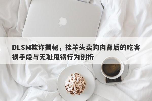 DLSM欺诈揭秘，挂羊头卖狗肉背后的吃客损手段与无耻甩锅行为剖析-第1张图片-要懂汇