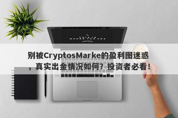 别被CryptosMarke的盈利图迷惑，真实出金情况如何？投资者必看！-第1张图片-要懂汇