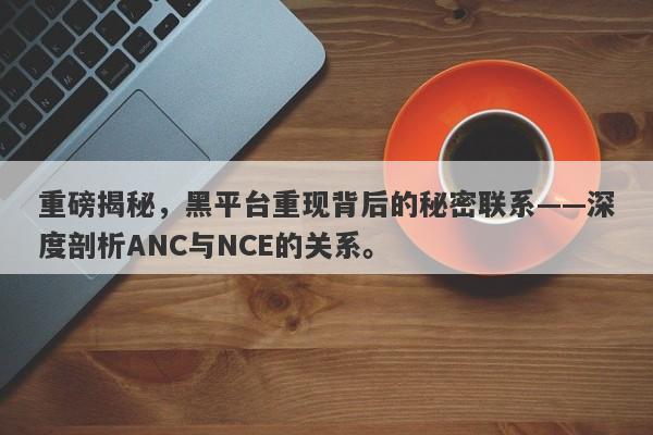 重磅揭秘，黑平台重现背后的秘密联系——深度剖析ANC与NCE的关系。-第1张图片-要懂汇