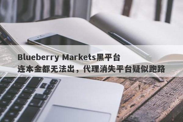 Blueberry Markets黑平台连本金都无法出，代理消失平台疑似跑路-第1张图片-要懂汇