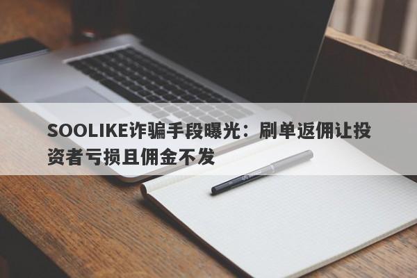 SOOLIKE诈骗手段曝光：刷单返佣让投资者亏损且佣金不发-第1张图片-要懂汇