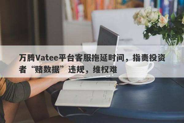 万腾Vatee平台客服拖延时间，指责投资者“赌数据”违规，维权难-第1张图片-要懂汇